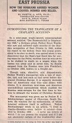 1947 ~ Our Land-Lease Pals in East Prussia. How The Russians Abused Women, and Looted, Burned and Killed