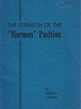The Strength of the Mormon Position ~ Orson F. Whitney ~ Deep Blue Colored Pamphlet