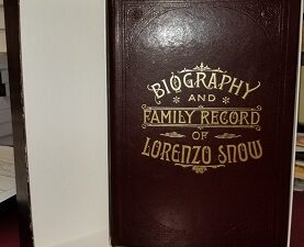 Biography and Family Record of Lorenzo Snow ~ Leather Boxed Edition ~ Church Employee Christmas Gift Edition