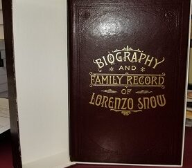 Biography and Family Record of Lorenzo Snow ~ Leather Boxed Edition ~ Church Employee Christmas Gift Edition