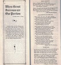Rare Pamphlet by President Heber J. Grant ~ When Great Sorrows are Our Portion