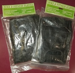 2 Pair of Leather Motorcycle Gloves ~ Bike & Fitness Gloves ~ XXX Large & Large