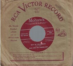 RCA Victor Record: Mohawk – Out in Colorado / The Chosen Few ~ 45 Vinyl Record