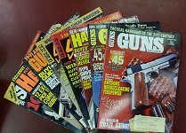 8 Misc. Magazines about Guns (See description for details)