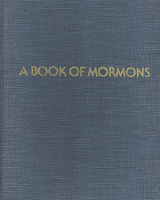 A Book of Mormons (1982) ~ by Richard S. Van Wagoner, and Steven C. Walker