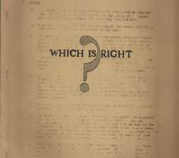 Which is Right?