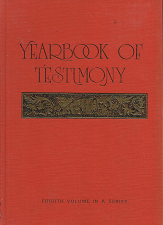 Yearbook of Testimony: Volume 4 – Normon D. Ruoff – 0830901922