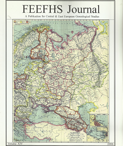 FEEFHS Journal: Volume 14, 2004 – Thomas K. Edlund