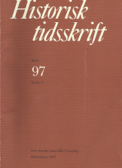 Historisk Tidsskrift: Bind 97(16.raekke bind 6), Haefte 2