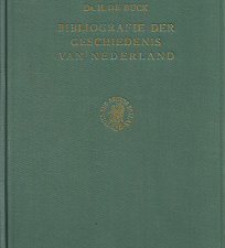 Bibliografie Der Ceschiedenis Van Nederland – H. De Buck
