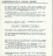 Landsarkivets Sogne-Numre: 1994