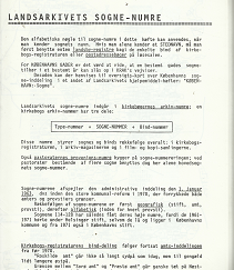 Landsarkivets Sogne-Numre: 1994