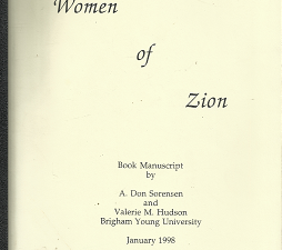 Women of Zion  – A. Don Sorensen & Valerie M. Hudson