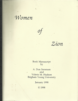 Women of Zion – A. Don Sorensen & Valerie M. Hudson