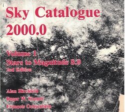 1991 ~ Sky Catalogue 2000.0 Vol. 1 & 2 Set ~ Alan Hirshfeld, Roger W. Sinnott, Francois Ochsenbein