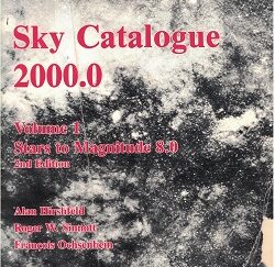 1991 ~ Sky Catalogue 2000.0 Vol. 1 & 2 Set ~ Alan Hirshfeld, Roger W. Sinnott, Francois Ochsenbein