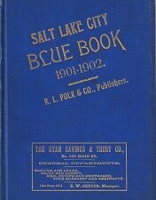 Salt Lake City Blue Book 1901-1902 ~ R. L. Polk & Co., Publishers