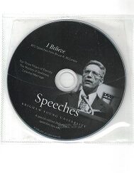 BYU Speeches ~ cd ~ I Believe ~ Bruce R. McConkie ~ 3 BYU Speeches on CD