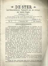 De Ster:  Half-Maandelijksch Tijdschrift van de Heiligen der Laatste Dagen (Opgericht in 1896): 1 September, 1907 (Dutch, Pamphlet)