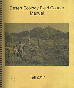 Desert Ecology Field Course Manual: Fall 2017 – Dale Clayton