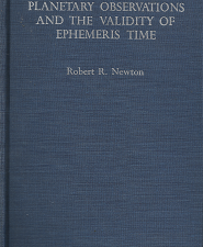 Ancient Planetary Observations and the Validity of Ephemeris Time – Robert R. Newton – 0801818427