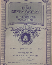 The Utah Genealogical and Historical Magazine: January 1928, Volume 14, Number 1