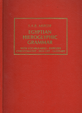 Egyptian Hieroglyphic Grammar – S.A.B. Mercer – 0890052034