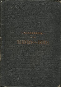 1894 ~ 1st Ed ~ Succession in the Presidency ~ B. H. Roberts