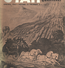Utah: Historical Quarterly: Volume 31, Number 2, Spring, 1963