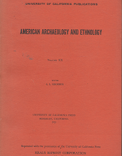 American Archaeology and Ethnology: Volume 20 – A.L. Kroeber