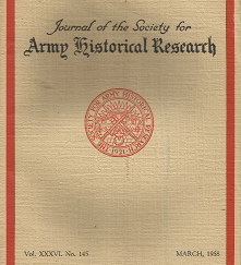 Journal of the Society for Amy Historical Research: Volume 36, Number 145, March 1958