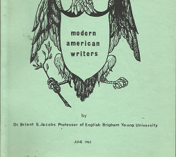Modern American Writers: June 1963 – Briant S. Jacobs