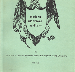 Modern American Writers: June 1963 – Briant S. Jacobs