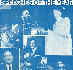 The Feast is Spread...: Speeches of the Year, January 8, 1962