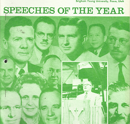 Speeches of the Year: Shakespeare and People, April 23, 1962 - Frank C. Baxter