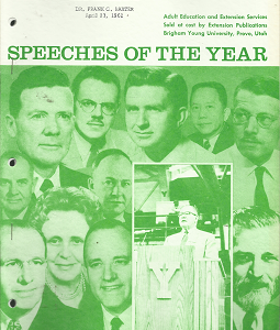 Speeches of the Year: Shakespeare and People, April 23, 1962 – Frank C. Baxter