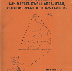 Bedrock Aquifers in the Northern San Rafael Swell Area, Utah: Number 78, 1984 – J.W. Wood