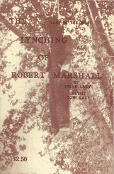 The Lynching of Robert Marshall – Steve Lacy