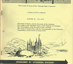 Know Your Religion: “The Pearl of Great Price Through Sixty Centuries”: A Series of Five Lectures ~ by James R. Clark