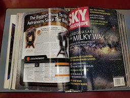 Sky and Telescope Magazines ~ 12 Issues for 2002 ~ (in old binder)