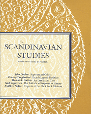 Scandinavian Studies: Winters 1995, Volume 67, Number 1 – Steven P. Sondrup
