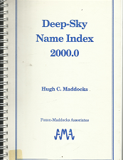 Deep-Sky Name Index 2000.0 – Hugh C. Maddocks – 096283050X