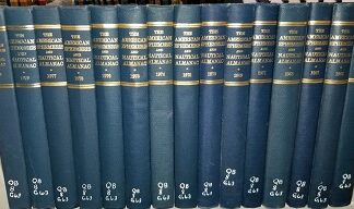American Ephemeris and Nautical Almanace For the Years 1966-1980 ~ 15 Volumes