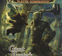Pathfinder Player Companion: Giant Hunter’s Handbook – Alexander Augunas – 9781601257123