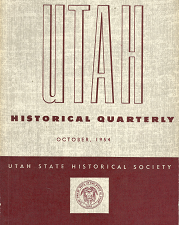 Utah Historical Quarterly: Volume 22, Number 4, October 1954