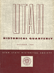 Utah Historical Quarterly: Volume 22, Number 4, October 1954