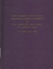 Conference Report ~ April 1970 ~ Hardbound!