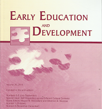 Early Education and Development: Volume 26, 2015, Number 5-8