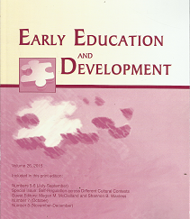Early Education and Development: Volume 26, 2015, Number 5-8