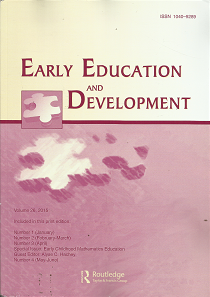 Early Education and Development: Volume 26, 2015, Number 1-4